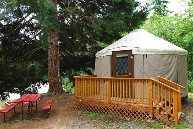 Oregon Coast Cabins RV Sites Yurts Loon Lake Lodge & RV Resort